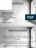 Plastering: Presented by