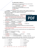 PE 11 - Q3-M1 Summative Test