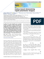 Sparse Representation-Based Demosaicing Method For Microgrid Polarimeter Imagery (6337)