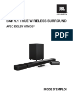 JBL SB Bar 9.1 3d Surround Owner's Manual FR