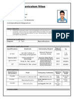 Curriculum Vitae: Javed Khan