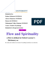 Flow and Spirituality Assignment