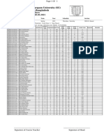 Sonargaon University (SU) Dhaka, Bangladesh: Grade Sheet Date: 20.05.2021