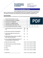 Seminar Evaluation Form - 0