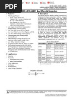 LM339, LM239, LM139, LM2901 Quad Differential Comparators: 1 Features 3 Description