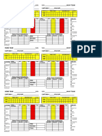 Referee Notebook Sheets