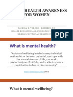 Mental Health Awareness For Women