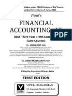 Financial Accounting - VI TYBAF