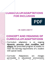 Session 4 Curricular Adaptations