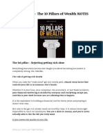 Book Sum - The 10 Pillars of Wealth - Alex Becker