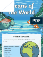 Oceans of The World Powerpoint