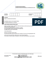 Cambridge International Advanced Subsidiary and Advanced Level