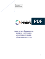 FM-LIC-002 - PGA - Plano de Gestão Ambiental Modelo