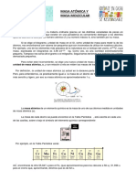 Masa Atomica y Masa Molecular