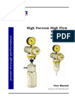 High Vacuum Regulator User Manual