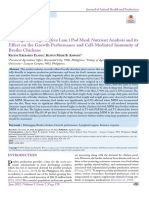 Moringa (Moringa Oleifera Lam.) Pod Meal: Nutrient Analysis and Its Effect On The Growth Performance and Cell-Mediated Immunity of Broiler Chickens