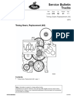 Service Bulletin Trucks: Timing Gears, Replacement (All)