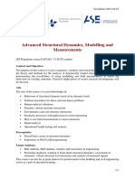 Advanced Structural Dynamics, Modelling and Measurements