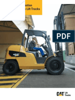 Internal Combustion Pneumatic Tire Lift Trucks: Capacity: 4.0 - 5.5 Ton