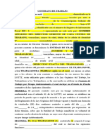 Contrato de Trabajo Por Tiempo Indeterminado Con Periodo de Prueba Lottt