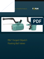 PBV Forged Oilpatch Floatingball