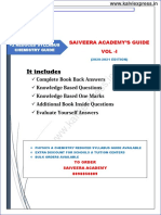 12th Saiveera Academy Reduced Chemistry Guide Vol 1