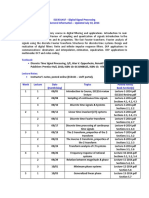 Description: ECE431H1F - Digital Signal Processing General Information - Updated July 10, 2014