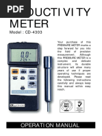 CD-4303 Conductivity Meter Lutron