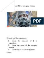 Experiment Three: Charging System: Dynamo