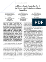 Mamdani Based Fuzzy Logic Controller For A Wheeled Mobile Robot With Obstacle Avoidance Capability