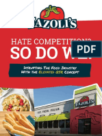 Fazolis Franchise Brochure