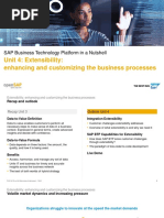 Unit 4: Extensibility: Enhancing and Customizing The Business Processes