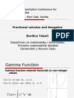 International Geogebra Conference For Southeast Europe January 15-16, Novi Sad, Serbia