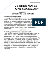 Hsslive-XI Sociology Focus Point-Study-Notes - 2021 English