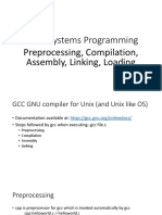 Preprocessing, Compiling, Linking