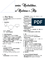 Bioquímica Nucleotídeos Ácidos Nucleicos e ATP