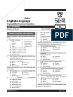 Section-A (Grammar and Vocabulary) : REF/iOEL/Class-6