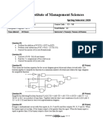 Digital Logic Design Mid Paper