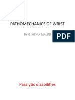 Pathomechanics of Wrist: by G. Hema Malini