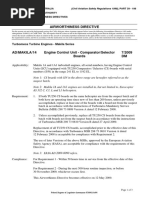 Airworthiness Directive: Turbomeca Turbine Engines - Makila Series