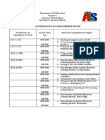 Department of Education Region X Division of Bukidnon District of Malitbog