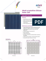 Multicrystalline Silicon Solar Cell 158mmx158m