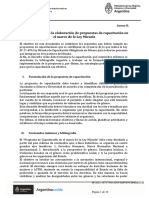 Lineamientos para La Elaboracion de Propuestas de Capacitacion en El Marco de La Ley Micaela