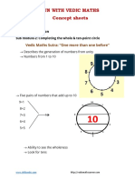 Vedic Math Worksheets