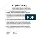 Life - Cycle - Costing F5 Notes