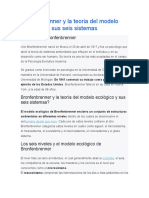 Bronfenbrenner y La Teoria Del Modelo Ecologico y Sus Seis Sistemas