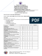 ANS Homeroom Guidance Learners Development Assessment Tool SENIOR HIGH SCHOOL