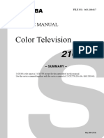 Color Television: Service Manual