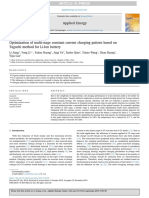 Optimization of Multi-Stage Constant Current Charging Pattern Based On