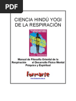 Ciencia Hindú Yogi de La Respiración